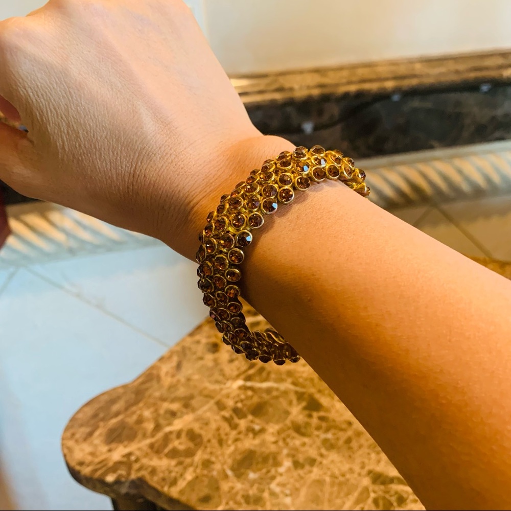 Vintage gold and copper bracelet